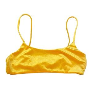 Pilot Active Bralette Arya Top in Honey Velvet Medium